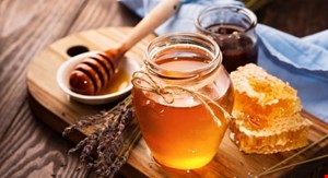 عسل طبیعی آویشن موم دار